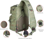 hopopower Tactical Sling Bag Pack Military Rover Shoulder Backpack EDC Assault - Image 7