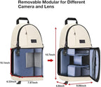 MOSISO Camera Sling Bag, DSLR/SLR/Mirrorless Camera Backpack Case Shockproof - Image 5