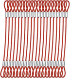 15 pcs 7.9 inch 3mm Thickness Stainless Steel Wire Cable by Bytiyar