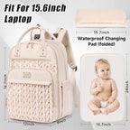 Diaper Bag Backpack, Stylish Baby Diaper Bag, Waterproof Travel Diaper - Image 2