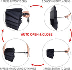 PFFY 2 Packs Travel Umbrella Windproof Auto Open & Close Collapsible Folding - Image 4