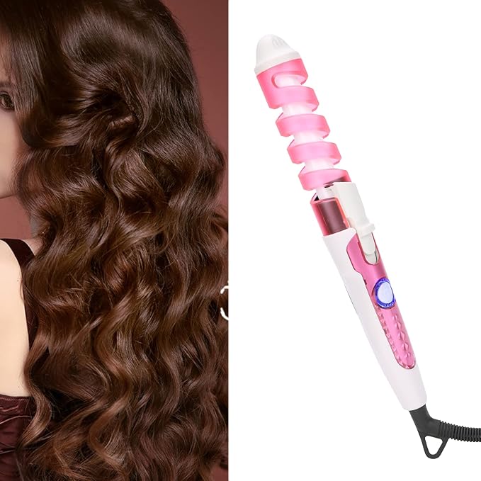 Electric Hair Curling Wand Spiral Hair Curler Curling Iron Hairstyling Tool 110‑240V