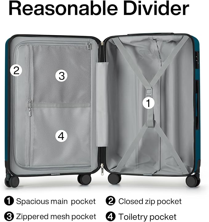 Hanke Luggage Sets 2 piece Carry On Luggage - Image 5