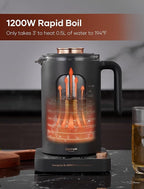 Electric Tea Kettle, INTASTING Glass Electric Kettle - Image 4