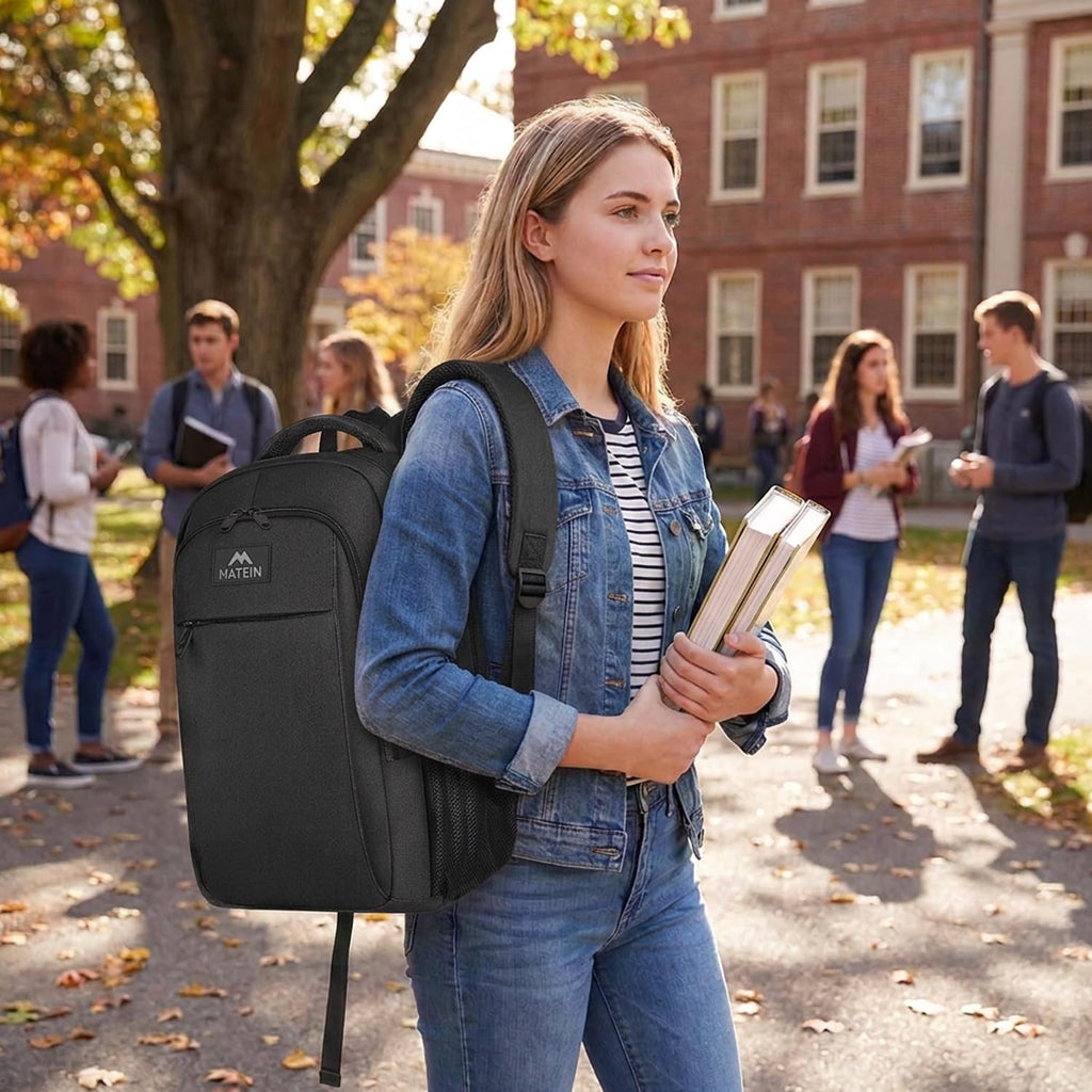 18 Inch Laptop Backpack (18 Inch / Deep Black)