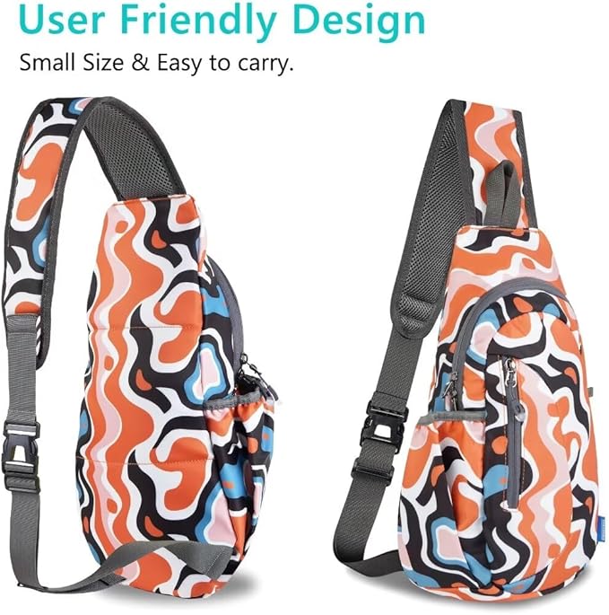 TITECOUGO Small Sling Bag, Lightweight Crossbody Backpack - Image 3