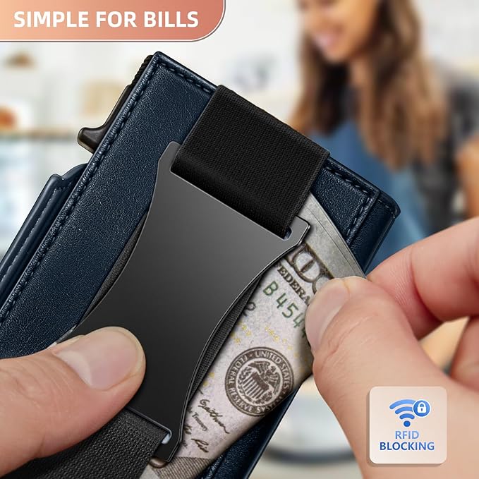 BULLIANT Men Wallet Gift Boxed, Slim Front Pocket Wallet Money Clip Card Holder - Image 6