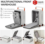 mixi Carry On Luggage Wide Handle Luxury Design Rolling Travel Suitcase PC - Image 5