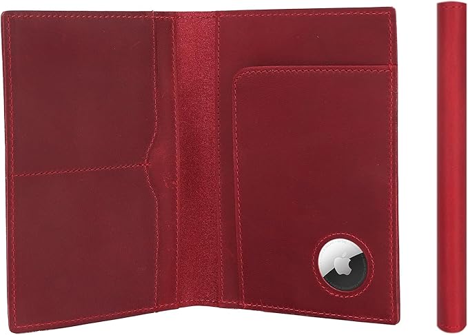 STAR VISTA Albatross Leather Travel Passport Holder, Minimalist Design by STARVISTA