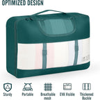 Veken 10 Set Packing Cubes for Travel Essential, Suitcase Organizer Bags in 4 - Image 4