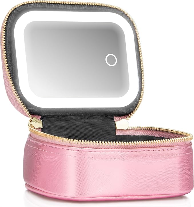 Small Makeup Bag Travel Train Case by Extrei+Gent