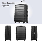 Merax Luggage Sets of 3 Piece Carry on Suitcase Airline Approved, Hard Case - Image 8