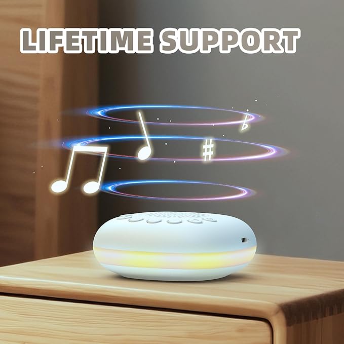 Portable White Noise Machine for Baby Adults, Rechargeable Brown/Pink Noise - Image 9