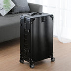 Metal All Aluminum Carry-on Luggage TSA Customs Lock Zipperless Silent Rotary - Image 8