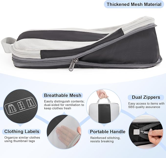 2 Set Compression Packing Cubes - Image 4