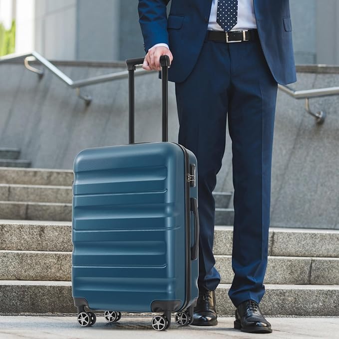 Merax 24 Inch Luggage Set Hardshell ABS Medium Suitcase - Image 8