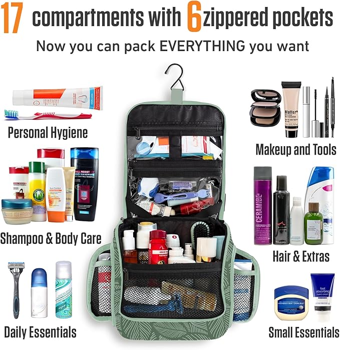 VENTURE 4TH Hanging Travel Toiletry Bag - Image 3