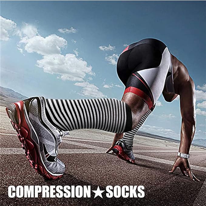 CHARMKING Compression Socks for Women & Men Circulation 15-20 mmHg is Best - Image 3