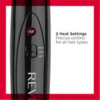 REVLON Silicone Bristle Heated Hair Styling Brush | Fast, Long Lasting Volume for Easy Styling | 1" Barrel for Full Body and Smooth Styles (Black/Pink) (Pack of 3)
