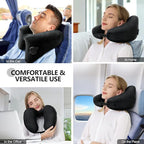 Sunany Neck Pillow for Travel Inflatable Airplane Pillow Comfortably Supports - Image 2
