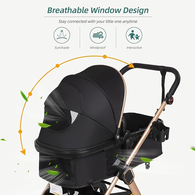 6-in-1 Convertible Baby Stroller - Image 6
