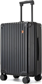 20 Inch Carry on Luggage, Airline Approved 22x14x9 Hard Shell Carry on Suitcase by TRAVELLUGGAGE