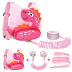 Toddler Leash Harness + Anti Lost Wrist Link, Accmor Cute Dinosaur Kids by Accmor