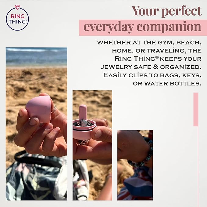 Ring Holder Keychain, Jewelry Organizer and Storage, Portable Waterproof Ring - Image 4