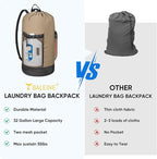 BALEINE 120L Laundry Bag Backpack, 900D Oxford Fabric Large Travel Laundry Bags - Image 5