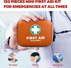 150 Pieces Mini First Aid Kit - Image 5