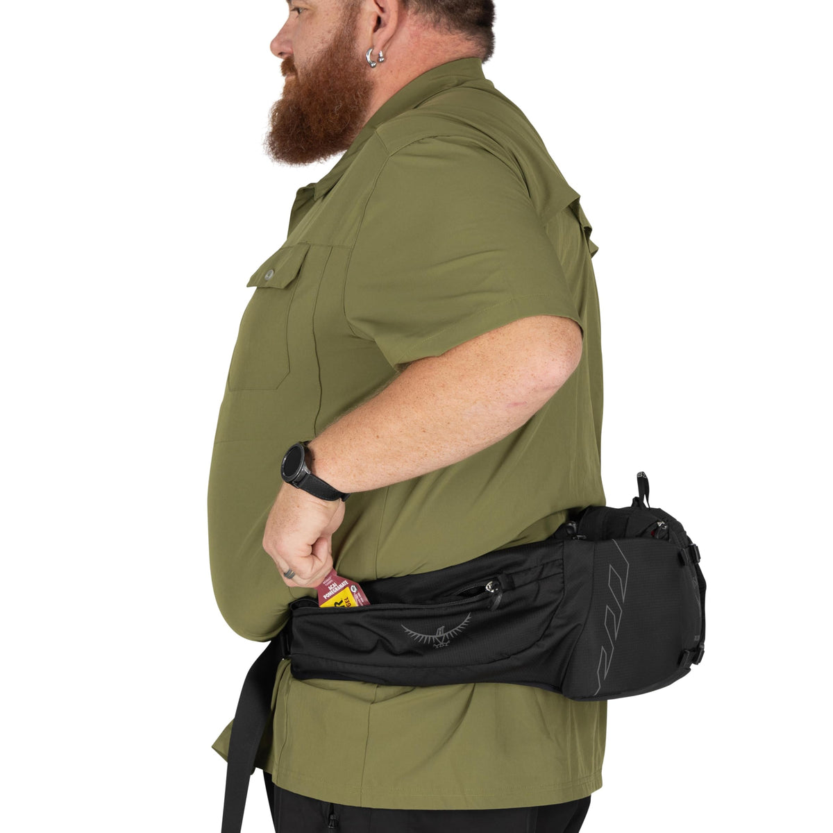 Talon 6L Men's Lumbar Hiking Waist Pack (6l (Extended Fit) / Black/Coal Grey)