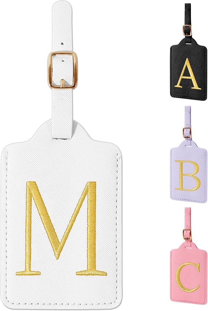 Personalized Initial Luggage Tags by izuzta