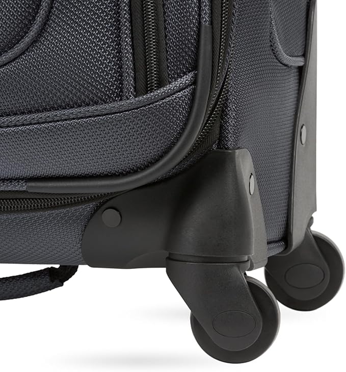 SwissGear Sion Softside Expandable Luggage, Dark Grey, Carry-On 21-Inch - Image 10
