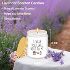 Homsolver Gifts for Women, Birthday Gifts for Women, Christmas Stocking Stuffers Unique Friendship Gift for Best Friend Birthday, Her, BFF, Sisters, Besties, Mom - Funny Lavender Scented Candles