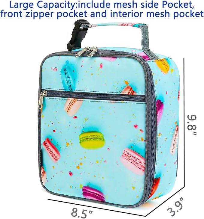 FlowFly Kids Lunch box Insulated Soft Bag Mini Cooler Back to School Thermal - Image 3