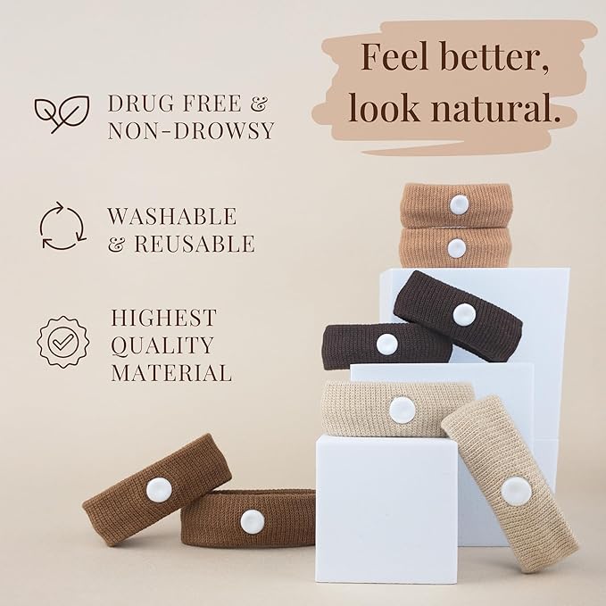 Anti Nausea Wristband | Motion Sickness Bands & Pregnancy Nausea Relief | Sea - Image 6