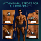 VOYOR Body Hair Trimmer for Men, Electric Razor, Versatile Groin & Body Trimmer - Image 5