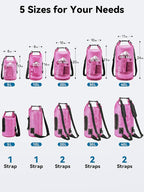 HEETA Dry Bag Waterproof for Women Men, 5L/10L/20L/30L/40L Roll Top Lightweight - Image 2