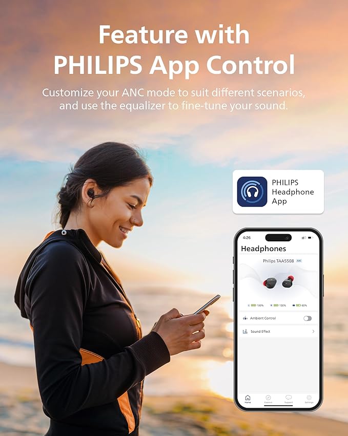 PHILIPS TAA5508 Wireless Earbuds, True Wireless Headphones - Image 9