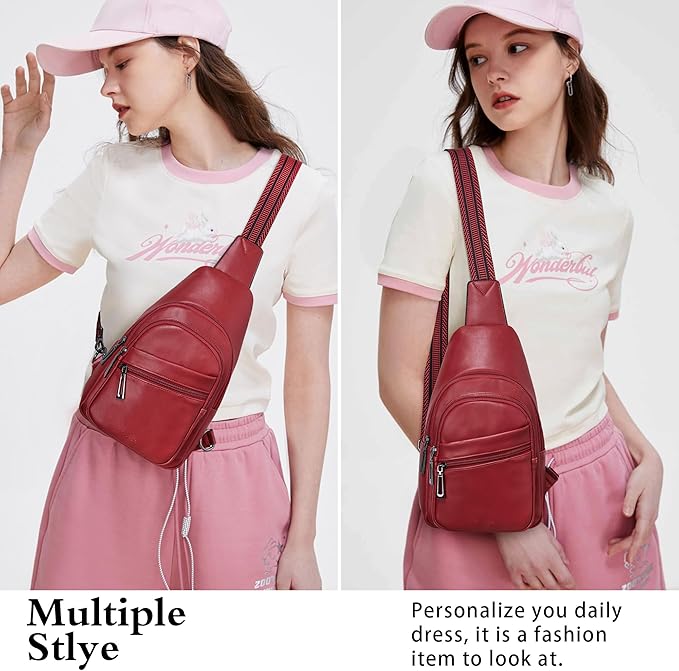 Sling Bag Crossbody Bags for Women Small Cross Body Bag Fanny Packs Chest Sling - Image 9
