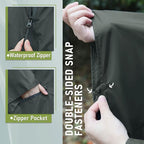 SaphiRose Unisex Rain Poncho Raincoat Hooded - Image 4