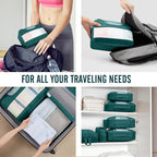 Veken 10 Set Packing Cubes for Travel Essential, Suitcase Organizer Bags in 4 - Image 7