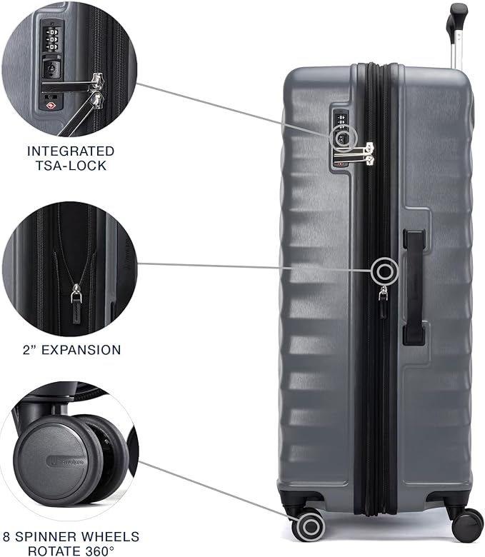 Travelpro Maxlite Air V2 Hardside Expandable Luggage, 8 Spinner Wheels - Image 4