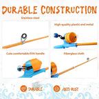 Kids Fishing Pole, Telescopic Fishing Rod, Toddler Collapsible Fishing Rod and - Image 4