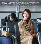 Travel Blanket Lightweight and Breathable, 67 x 48 in Soft Airplane Flight - Image 6