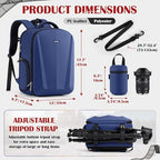 SDYSM Camera Backpack, Large Camera Bag - Image 4