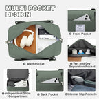 Travel Duffel Bag, Sports Tote Gym Bag, Shoulder Weekender Overnight Bag - Image 5