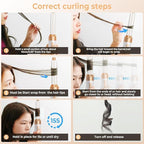 Blow Dryer Brush 7 in ONE，Autowrap Curling Wand, 110,000 RPM High-Speed Negative Ionic Hair Dryer with Diffuser Concentrator, Round Brush Blow Dryer Air Styler, Volumizing Hair Styling Tools