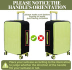 Clear Luggage Cover Protectors For Suitcases, Elastic Transparent waterproof - Image 5