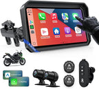 WonVon 6.25 Inch Wireless Motorcycle Carplay GPS Navigation System - Image 2